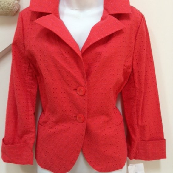 BANDOLINO Jacket, Size 12, 100% Cotton - Picture 2 of 7